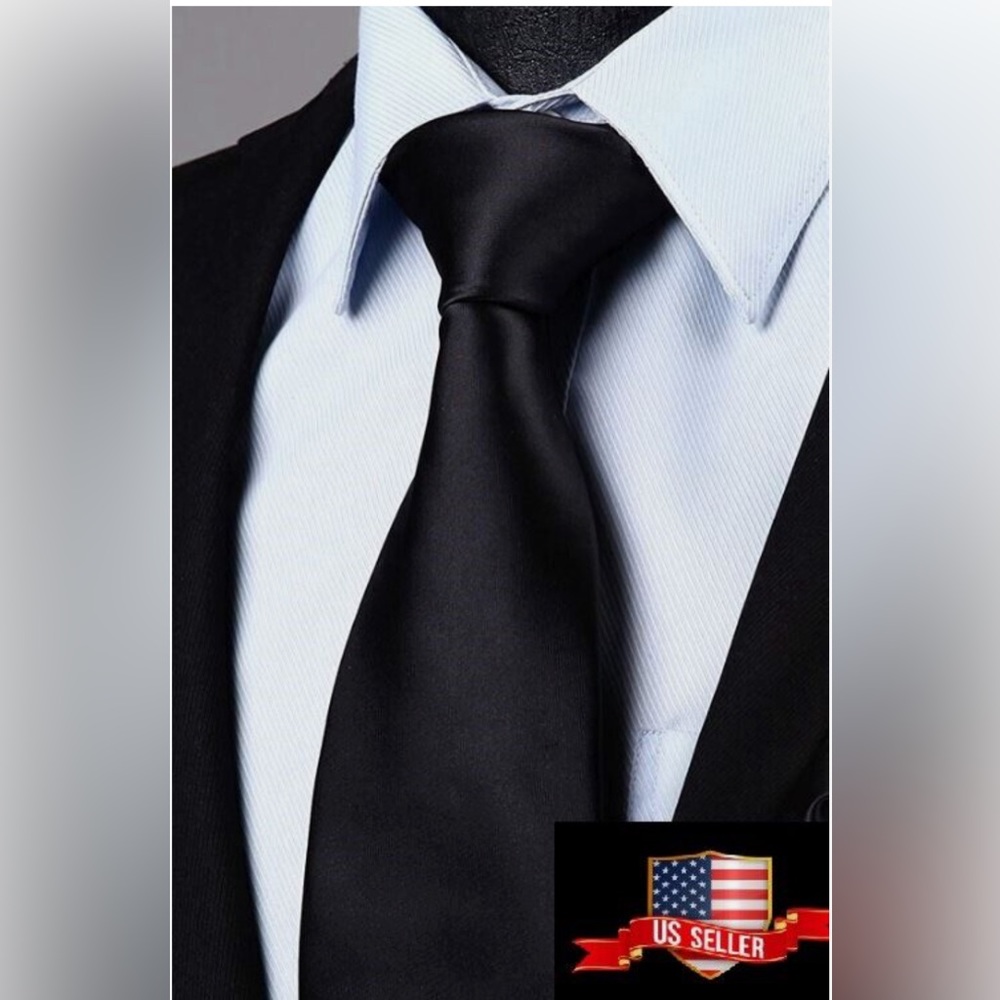New Tie Black Classic Style Men’s .